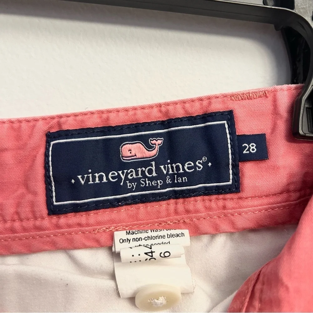 Vineyard Vines Men’s Club Shorts 28 Pink Red